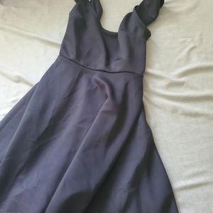 Black skater dress. S.